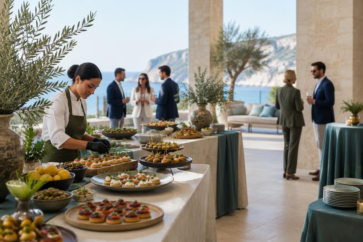 MICE Catering in moderner mallorquinischer Architektur